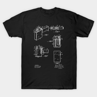 Pocket Lighter Vintage Patent Hand Drawing T-Shirt